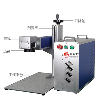 JGH-106-1 聚廣恒20W光纖桌面分體激光打標(biāo)機(jī)