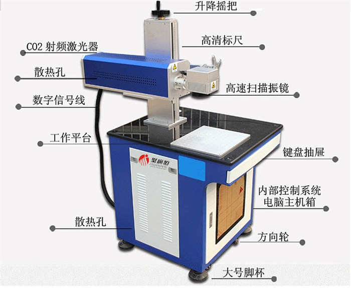 化妝刷也能用CO2激光打標機雕刻商標